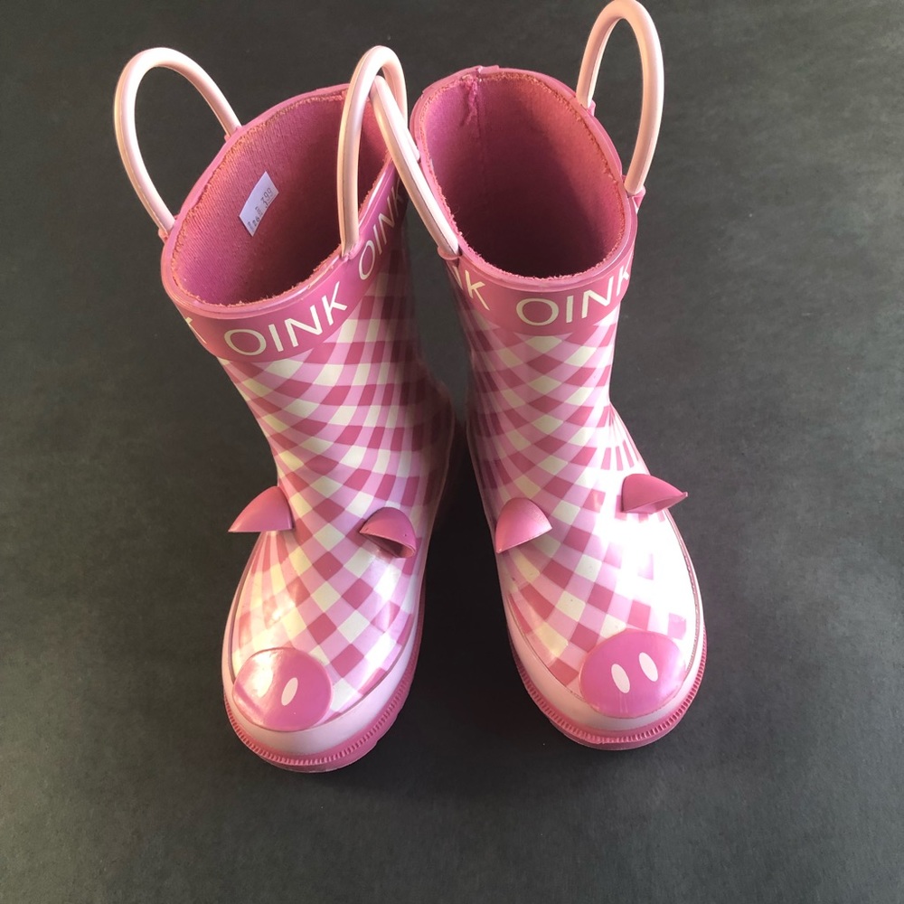 Pig Rain 🌧 Boots Sz. S 5/6
